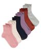 Capelli New York Capelli New York Kids' Assorted 6-Pack Lettuce Edge Crew Socks - 1