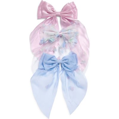 Capelli New York Capelli New York Kids' Pack of 3 Pretty Bow Hair Clips