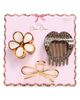 Capelli New York Capelli New York Kids' Set of 3 Leopard, Flower & Bow Claw Clip Set - 1