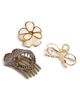 Capelli New York Capelli New York Kids' Set of 3 Leopard, Flower & Bow Claw Clip Set - 2