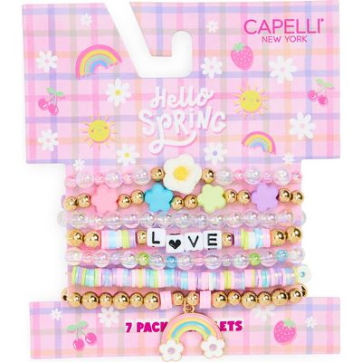 Capelli New York Capelli New York Kids' Set of 7 Assorted Bracelets Set