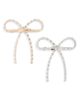 Capelli New York Capelli New York Kids' Set of Two Faux Pearl Bow Clips - 1