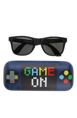Capelli New York Capelli New York Kids' Square Sunglasses & Game On Case Set