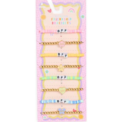 Capelli New York Capelli New York Kids' Tear & Share 8-Pack Assorted Best Friends Bracelet Set