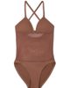 CAPEZIO CAPEZIO Plunge Neck Mesh Midriff Leotard - 4