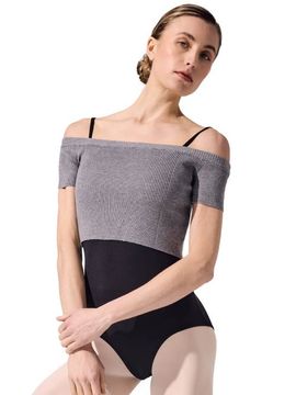 CAPEZIO CAPEZIO Ribbed Knit Cropped Sweater