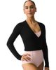 CAPEZIO CAPEZIO Ribbed Knit Wrap Sweater - 1