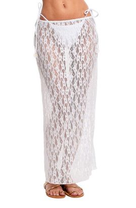 capittana ali beads ivory dress Cream Lace Detail Button Front Sleeveless Maternity Midi Dress – PinkBlush main image 1