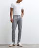 CAPO CAPO straight leg cotton-rich chino pants in gray - 1