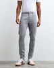 CAPO CAPO straight leg cotton-rich chino pants in gray - 4