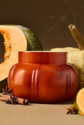 Capri Blue Pumpkin Clove Glass Jar Candle