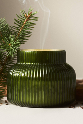 Woody Fir & Firewood Glass Candle - Thumbnail 2