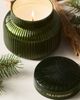 Capri Blue Woody Fir & Firewood Glass Candle - 2
