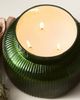 Capri Blue Woody Fir & Firewood Glass Candle - 4