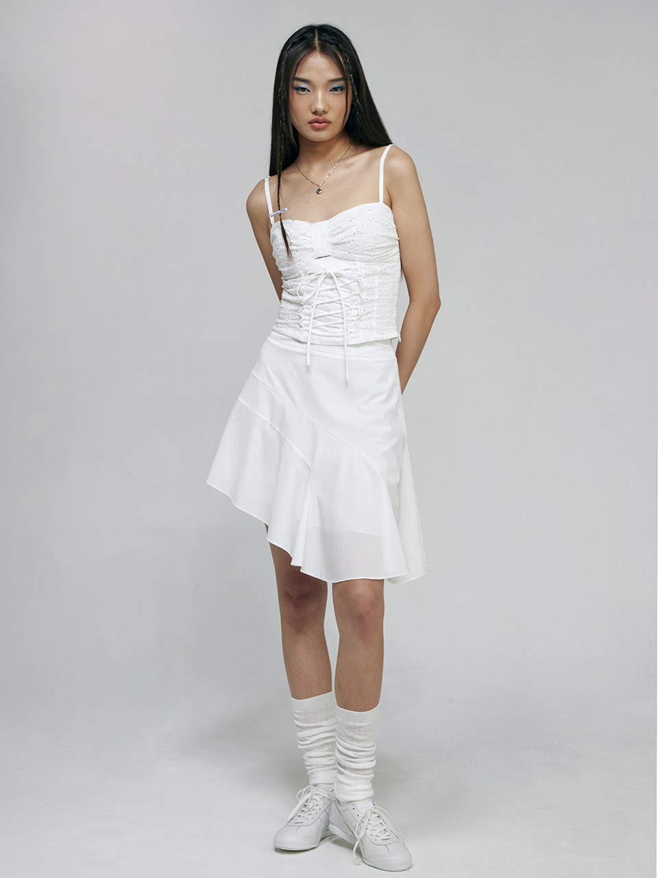 capricieux Bella Skirt _White