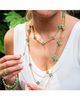 Capucine De Wulf Capucine De Wulf Berry Clover Mother of Pearl Double Sided Necklace, 28 - 3