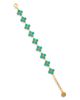 Capucine De Wulf Capucine De Wulf Berry Clover Mother of Pearl Link Bracelet - 3