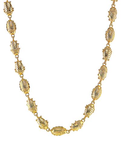 Capucine De Wulf Capucine De Wulf Scarab Petite Link Necklace, 18-19