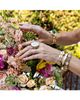 Capucine De Wulf Capucine De Wulf Villandry Mixed Stone Bunny On Flower Ring in 18K Gold Plated - 6