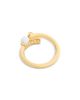 Capucine De Wulf Coach Iconic Imitation Pearl Signature C Ring - 3