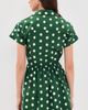 Cara Cara Cara Cara Asbury Mini Dress Polka Dot Green - 3