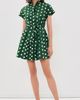 Cara Cara Cara Cara Asbury Mini Dress Polka Dot Green - 5