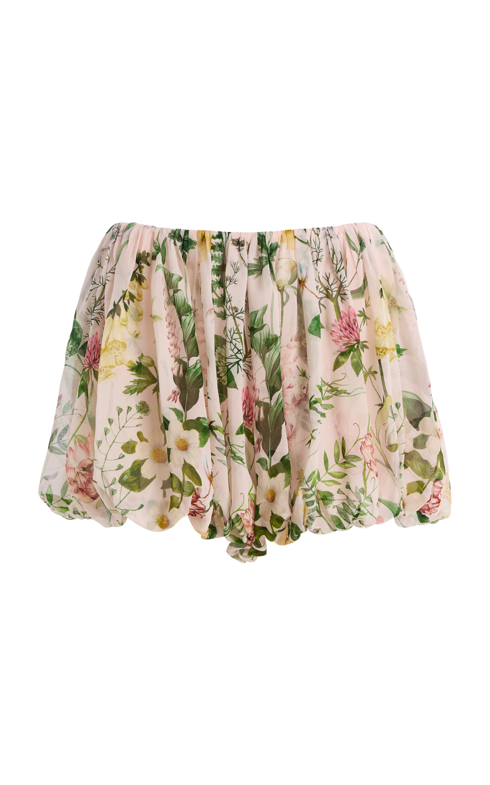 Cara Cara Cara Cara Bloom Floral SilkChiffon Shorts
