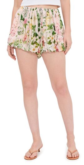 Cara Cara Cara Cara Bloom Silk Shorts Bloomsfield Pink