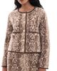 Cara Cara Cara Cara Bristol Wool Cardigan Oatmeal Snake - 1