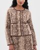 Cara Cara Cara Cara Bristol Wool Cardigan Oatmeal Snake - 2