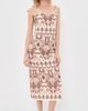 Cara Cara Cara Cara Chelsea Dress Palm Paisley Ivory - 2