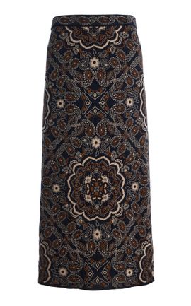 Cara Cara Cara Cara Clara WoolCotton Maxi Skirt