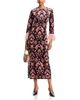 Cara Cara Cara Cara Dayna Printed Feather Trim Maxi Dress - 2
