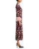 Cara Cara Cara Cara Dayna Printed Feather Trim Maxi Dress - 5