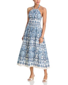 Cara Cara - Women's Calypso Floral Linen Maxi Dress