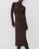 Cara Cara Cara Cara Easton Knit Dress Brown - 5