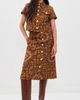 Cara Cara Cara Cara Juniper Midi Skirt Bandana Camel - 5