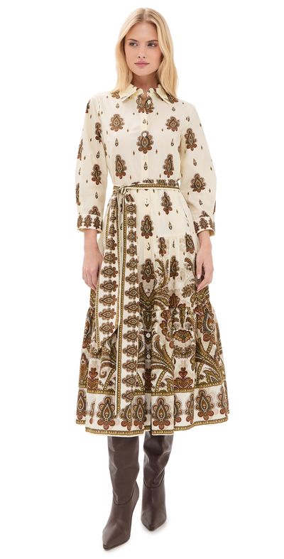 Cara Cara Cara Cara Lolita Dress Castle Paisley Ivory