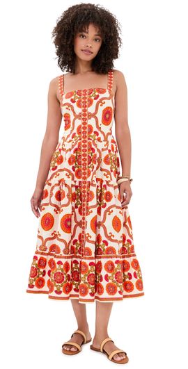 Cara Cara Cara Cara Margarita Dress Mod Floral Ivory