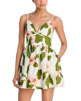 Cara Cara - Women's Calypso Floral Linen Maxi Dress