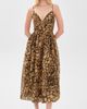 Cara Cara Cara Cara Miro Midi Dress Galets Brown - 2