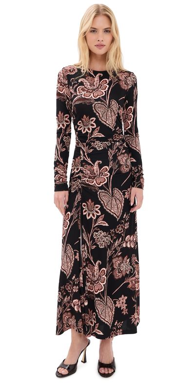 Cara Cara Cara Cara Piermond Dress Linden Bloom Black