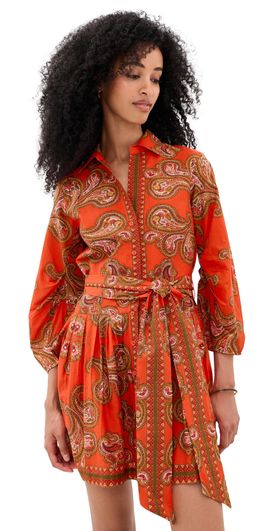 Cara Cara Cara Cara Raya Mini Dress Sierra Paisley Orange