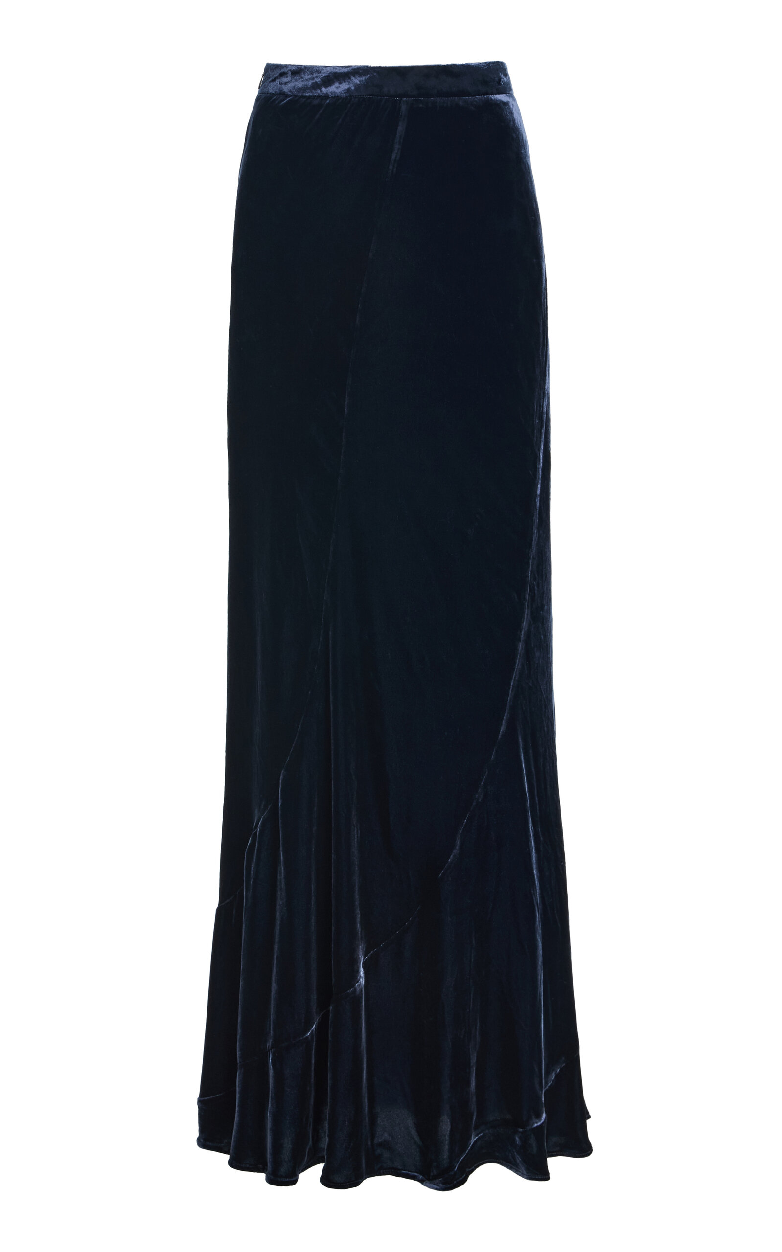 Cara Cara Cara Cara Samara SilkBlend Velvet Maxi Skirt