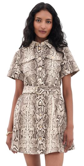 Cara Cara Cara Cara Walter Dress Classic Snake Grey