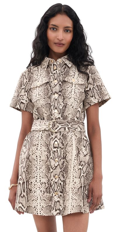 Cara Cara Cara Cara Walter Dress Classic Snake Grey