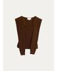 Cara Cara Ember Fitted V-Neck Combo Top - 1