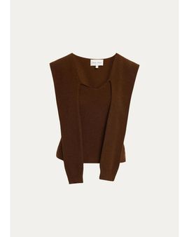 Cara Cara Ember Fitted V-Neck Combo Top