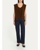 Cara Cara Ember Fitted V-Neck Combo Top - 2