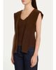 Cara Cara Ember Fitted V-Neck Combo Top - 4